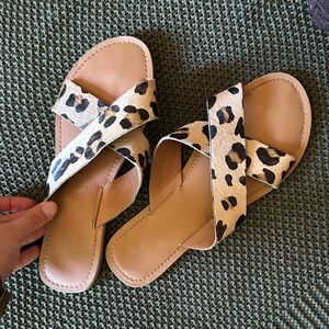 Leopard Print Women's Sandals
